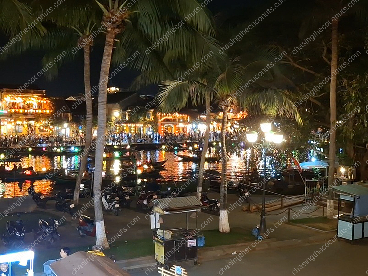 Lantern Boats on the Thu Bồn River